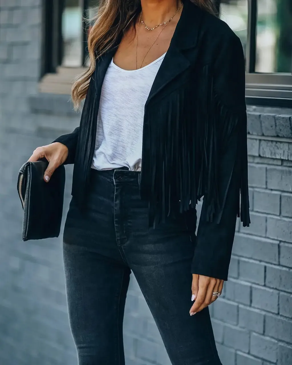 Tassel Suede Jacket