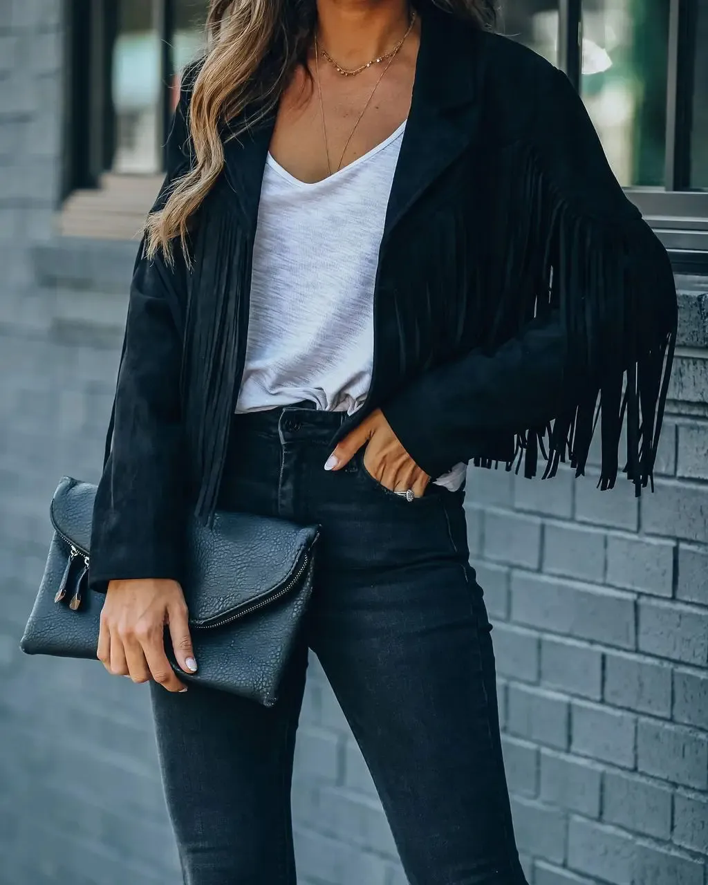 Tassel Suede Jacket