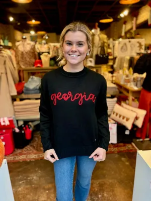 The Embroidered Sweater Georgia