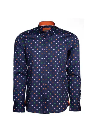 Vercini Polka Dot Carnival Cotton Shirt