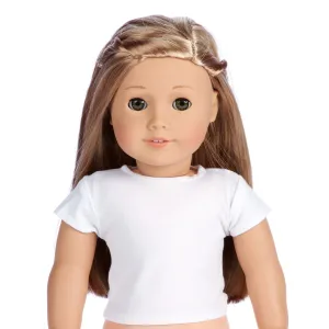 White T-Shirts - Doll Accessories - Pack of 3 - Doll Clothes for 18 inch American Girl Doll