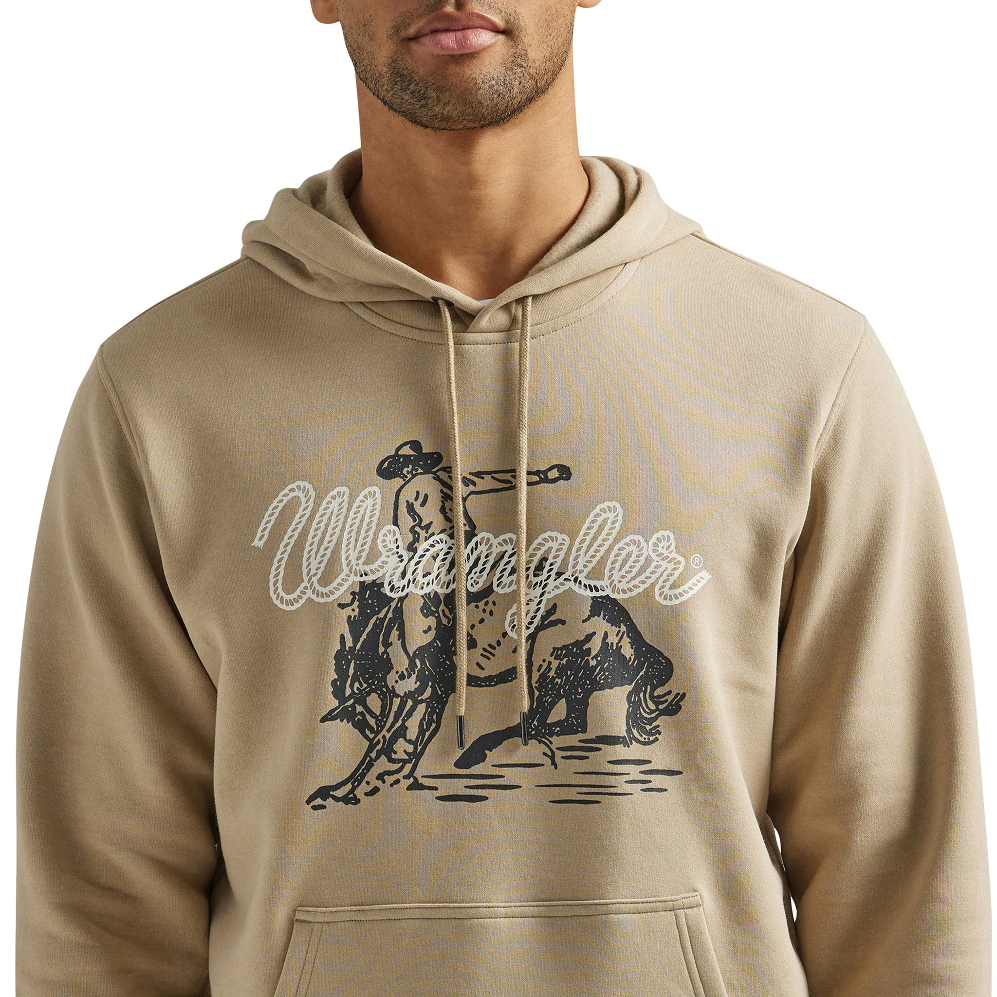 Wrangler Men's Sand Bronc Hoodie